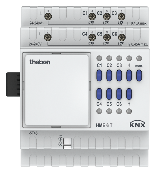 Оборудование Theben 4930245 6-ти канальный актуатор отопления. Линейка MIX2 HME 6 T KNX по выгодной цене. Купить в Москве со скидкой.