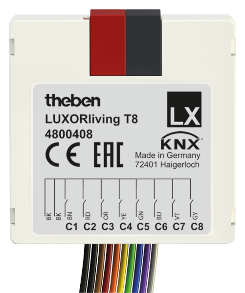 Оборудование Theben 4800408 4-канальный бинарный интерфейс кнопок/датчиков LUXORliving T8 по выгодной цене. Купить в Москве со скидкой.