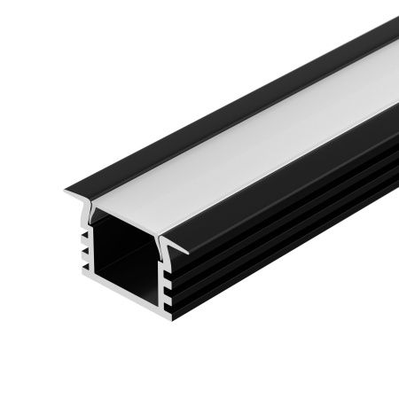 Arlight 017642 Профиль PDS-F-2000 ANOD Black (Arlight, Алюминий)