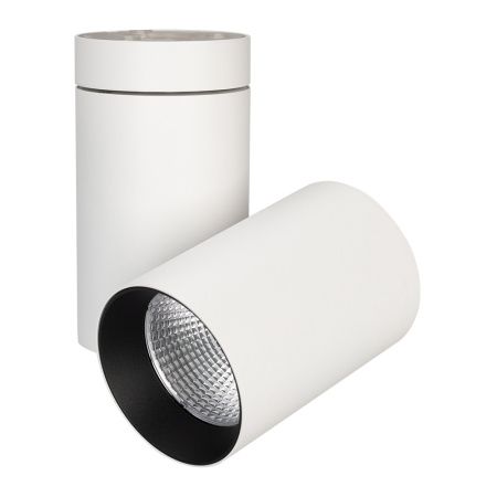 Arlight 027569 Светильник SP-POLO-SURFACE-TURN-R85-15W Warm3000 (WH-BK, 40 deg) (Arlight, IP20 Металл, 3 года)