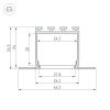 Оборудование Arlight 016447 Профиль PLS-LOCK-H25-FM-2000 ANOD (Arlight, Алюминий) по выгодной цене. Купить в Москве со скидкой.