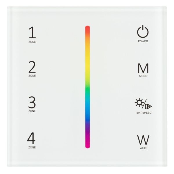 Оборудование Arlight 028140 Панель Sens SMART-P45-RGBW White (230V, 4 зоны, 2.4G) (Arlight, IP20 Пластик, 5 лет) по выгодной цене. Купить в Москве со скидкой.