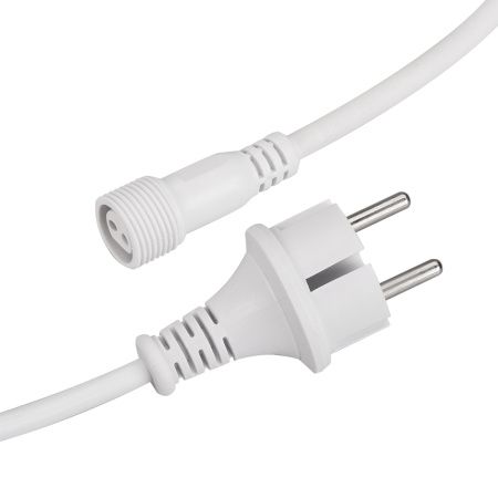 Arlight 026106 Шнур питания ARD-CLASSIC-ICEFALL-1.5M White (230V) (Ardecoled, Закрытый)