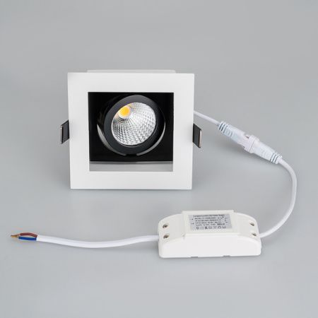 Оборудование Arlight 024124 Светильник CL-KARDAN-S102x102-9W White (WH-BK, 38 deg) (ARL, IP20 Металл, 3 года) по выгодной цене. Купить в Москве со скидкой.