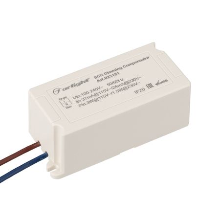 Arlight 023181 Усилитель компенсирующий ARL-TB01 (230V, TRIAC) (Arlight, IP20 Пластик, 2 года)
