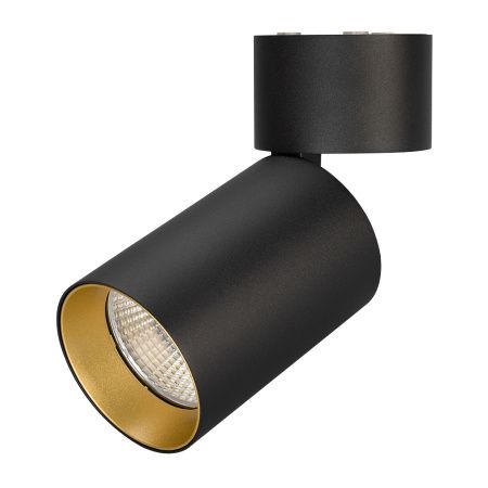 Arlight 027550 Светильник SP-POLO-SURFACE-FLAP-R85-15W Warm3000 (BK-GD, 40 deg) (Arlight, IP20 Металл, 3 года)