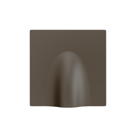 Zennio 830002103 ZS55, Крышка кабельного вывода 55x55 мм, Мокко