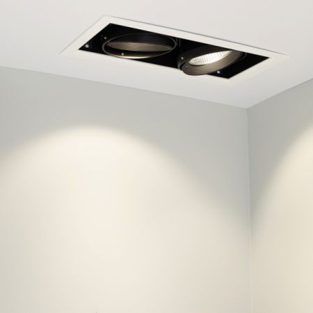Оборудование Arlight 027927 Светильник CL-KARDAN-S375x190-2x25W Day4000 (WH-BK, 30 deg) (ARL, IP20 Металл, 3 года) по выгодной цене. Купить в Москве со скидкой.