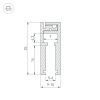 Оборудование Arlight 019193 Профиль KLUS-GLASS-56-2000 ANOD (Arlight, Алюминий) по выгодной цене. Купить в Москве со скидкой.