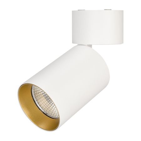 Arlight 027553 Светильник SP-POLO-SURFACE-FLAP-R85-15W Warm3000 (WH-GD, 40 deg) (Arlight, IP20 Металл, 3 года)