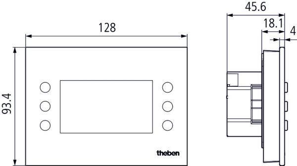 Оборудование Theben 8269210 Универсальный контроллер-дисплей с терморегулятором VARIA 826 S WH KNX по выгодной цене. Купить в Москве со скидкой.