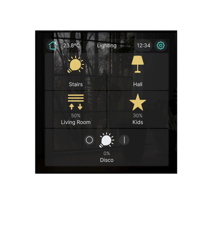 Zennio ZVICX40A Сенсорная панель CX40