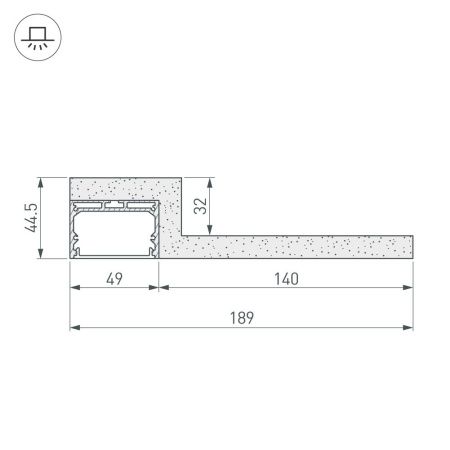 Оборудование Arlight 022265 Гипсокартонный Модуль ARL-LINE-EDGE-50-2000 (ГКЛ 12.5мм) (Arlight, -) по выгодной цене. Купить в Москве со скидкой.