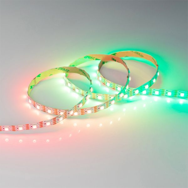 Оборудование Arlight 027049(1) Светодиодная лента SPI-5000-RAM-5060-60 12V Cx1 RGB-Auto (10mm, 8W/m, IP20) (Arlight, Открытый, IP20) по выгодной цене. Купить в Москве со скидкой.