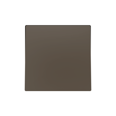 Zennio 830001703 ZS55, Защитная накладка на один переключатель 55x55 мм, Мокко