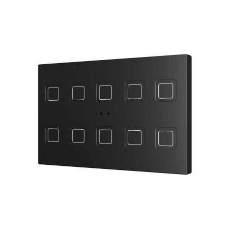 Zennio ZVITRXL10A Tecla RGB XL 10. PC-ABS Емкостная кнопка, 10 кнопок