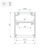Оборудование Arlight 029270 Профиль SL-ARC-5060-D1500-A90 BLACK (дуга 1 из 4) (Arlight, Алюминий) по выгодной цене. Купить в Москве со скидкой.
