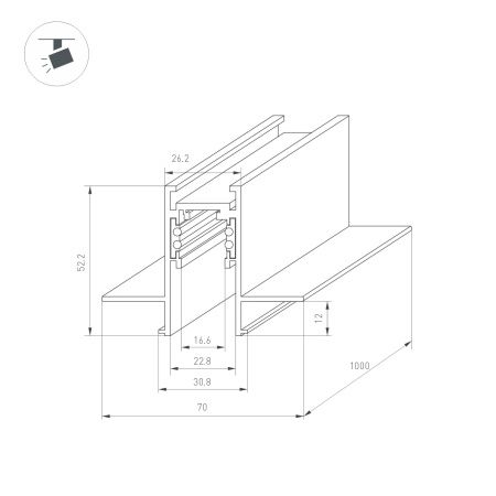 Оборудование Arlight 035796 Трек встраиваемый MAG-ORIENT-TRACK-2652-FDW-1000 (WH) (Arlight, IP20 Металл, 3 года) по выгодной цене. Купить в Москве со скидкой.