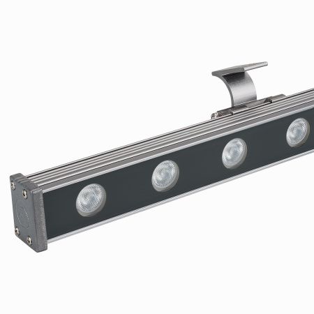Arlight 023623 Светодиодный прожектор AR-LINE-1000S-18W-24V RGB (Grey, 30 deg, DMX512) (Arlight, Закрытый)