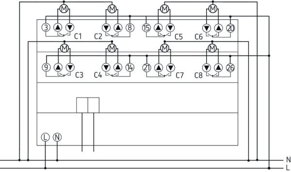 Оборудование Theben 4800455 8-канальный актуатор приводов LUXORliving J8 по выгодной цене. Купить в Москве со скидкой.