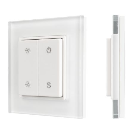 Arlight 032983 Панель SMART-P47-DIM-G-SUF (3V, 1 зона, Knob, 2.4G) (Arlight, Стекло)