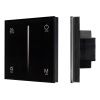 Arlight 028110 Панель SMART-P36-DIM-IN Black (230V, 1.2A, TRIAC, Sens, 2.4G) (Arlight, IP20 Пластик, 5 лет)