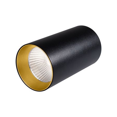 Arlight 027520 Светильник SP-POLO-SURFACE-R85-15W White5000 (BK-GD, 40 deg) (Arlight, IP20 Металл, 3 года)