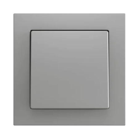 Zennio ZS55CSOFT12S ZS55. Крышка для кнопки Simple KNX Soft 55x55 мм. Откидная крышка - Серебристый