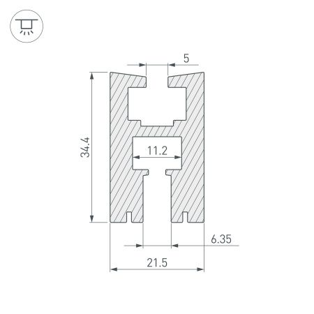 Оборудование Arlight 013208 Профиль EX-2000 (Arlight, Алюминий) по выгодной цене. Купить в Москве со скидкой.