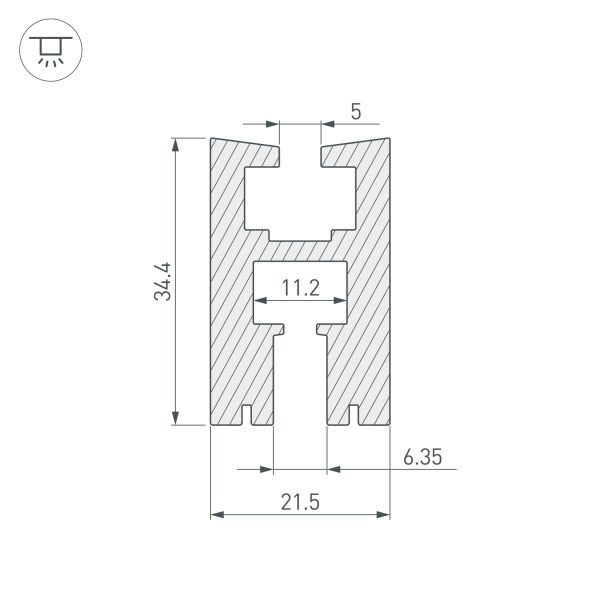 Оборудование Arlight 013208 Профиль EX-2000 (Arlight, Алюминий) по выгодной цене. Купить в Москве со скидкой.