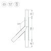Оборудование Arlight 026242 Тройник PLS-LOCK-H25-T135R правый (с экраном MAT-L) (Arlight, Металл) по выгодной цене. Купить в Москве со скидкой.