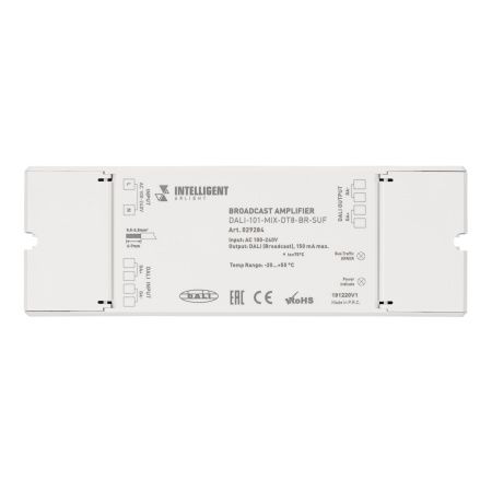 Оборудование Arlight 029284 INTELLIGENT ARLIGHT Усилитель DALI-101-MIX-DT8-BR-SUF (DALI bus, 230V) (IARL, -) по выгодной цене. Купить в Москве со скидкой.
