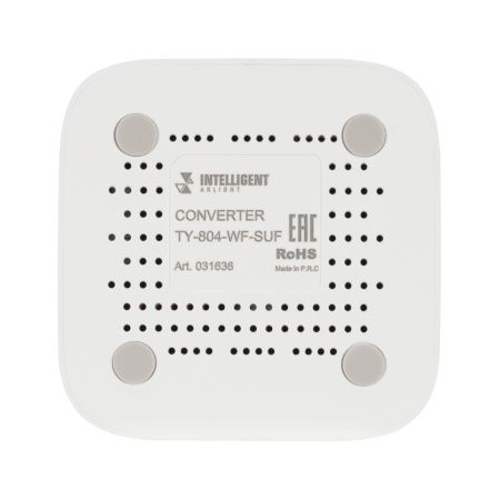 Оборудование Arlight 026175 INTELLIGENT ARLIGHT Конвертер TY-804-BT-SUF (5V, WI-FI, BLE) (IARL, IP20 Пластик, 3 года) по выгодной цене. Купить в Москве со скидкой.