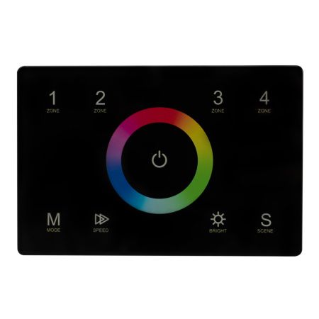 Оборудование Arlight 028403 Панель Sens SMART-P83-RGB Black (230V, 4 зоны, 2.4G) (Arlight, IP20 Пластик, 5 лет) по выгодной цене. Купить в Москве со скидкой.