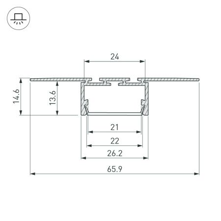 Оборудование Arlight 033688 Профиль PLS-LOCK-H15-T-HIDE-2000 (Arlight, Алюминий) по выгодной цене. Купить в Москве со скидкой.