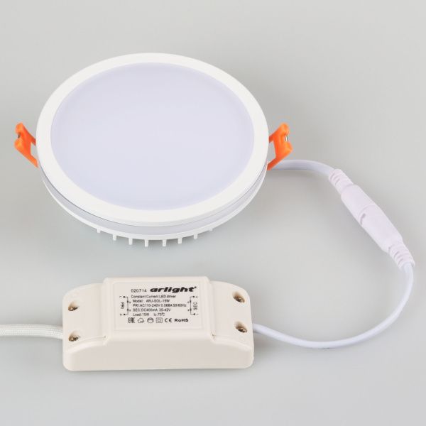 Оборудование Arlight 020708 Светодиодная панель LTD-115SOL-15W Warm White (Arlight, IP44 Пластик, 3 года) по выгодной цене. Купить в Москве со скидкой.