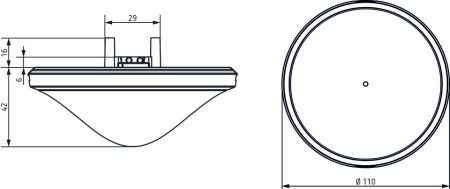 Оборудование Theben 2079001 KNX инфракрасный датчик присутствия для установки на потолке thePrema P360 KNX UP GR по выгодной цене. Купить в Москве со скидкой.