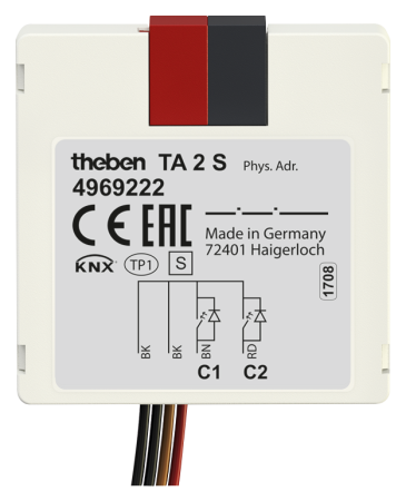 Theben 4969222 Универсальный бинарный вход/выход TA 2 S KNX