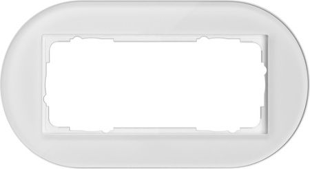 Gira 1002 130 Установочная рамка Gira Studio Белое стекло