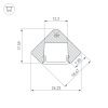 Оборудование Arlight 018252 Профиль с экраном ALU-D45-2000 ANOD+FROST (Arlight, Алюминий) по выгодной цене. Купить в Москве со скидкой.