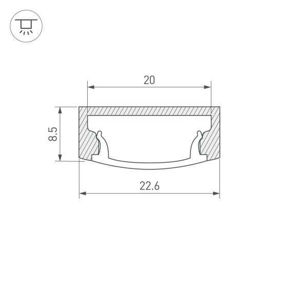 Оборудование Arlight 014852 Профиль с экраном ALU-WIDE-H8-2000 ANOD+FROST (Arlight, Алюминий) по выгодной цене. Купить в Москве со скидкой.