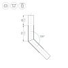 Оборудование Arlight 026136 Угол PLS-LOCK-H25-L135 (с экраном MAT-L) (Arlight, Металл) по выгодной цене. Купить в Москве со скидкой.