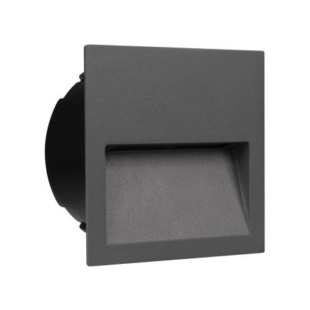 Arlight 029963 Светильник LTD-TRAIL-S115x115-4W Warm3000 (GR, 70 deg, 230V) (Arlight, IP65 Металл, 3 года)