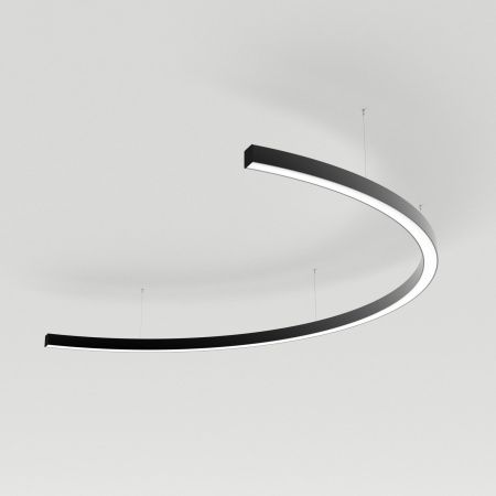 Arlight 034044(1) Светильник SP-LINE-HANG-ARC-C3535-D1500-61W Warm3000 (BLACK, 230V) (Arlight, Металл)