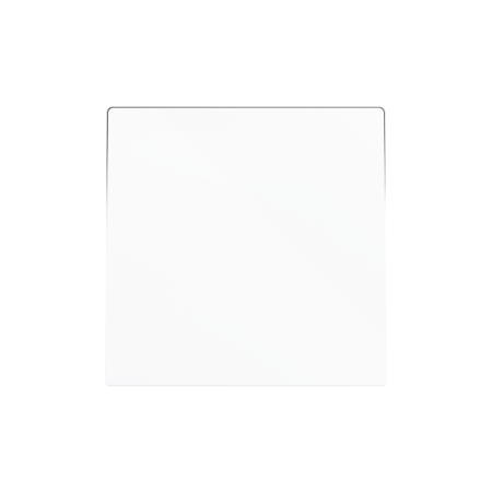 Zennio 830001709 ZS55, Защитная накладка на один переключатель 55x55 мм, Матовый белый