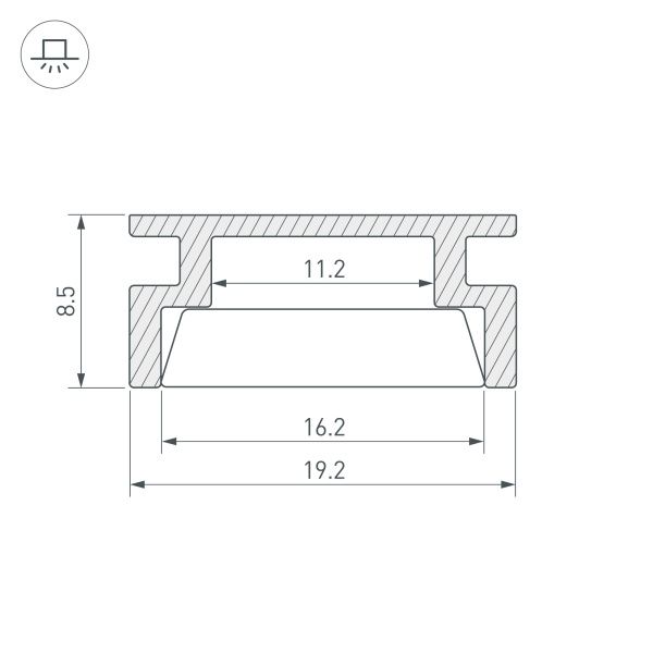 Оборудование Arlight 019190 Профиль HR-2000 ANOD (Arlight, Алюминий) по выгодной цене. Купить в Москве со скидкой.
