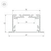 Оборудование Arlight 033534 Профиль S2-LINIA69-F-2500 SEAMLESS BLACK (Arlight, Алюминий) по выгодной цене. Купить в Москве со скидкой.