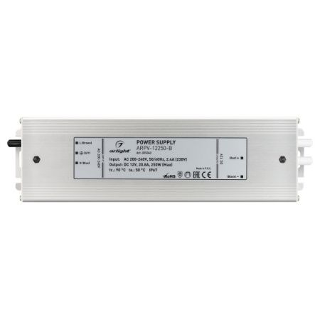 Оборудование Arlight 025342 Блок питания ARPV-12250-B (12V, 20.8A, 250W) (ARL, IP67 Металл, 3 года) по выгодной цене. Купить в Москве со скидкой.