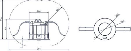 Оборудование Theben 2039100 Пассивный инфракрасный потолочный датчик присутствия врезного монтажа PlanoSpot 360 KNX DE WH по выгодной цене. Купить в Москве со скидкой.