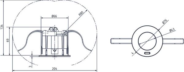 Оборудование Theben 2039100 Пассивный инфракрасный потолочный датчик присутствия врезного монтажа PlanoSpot 360 KNX DE WH по выгодной цене. Купить в Москве со скидкой.